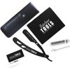 BARBER TOOLS ✮ Razor with Box and 5 Razor Blades + Polishing Cloth + Case
