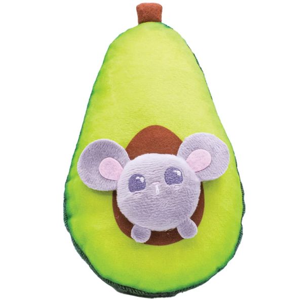 WUNDAPETS ADVENTURE MOUSE - AVOCADO KICKER CAT KITTEN PLAYTIME TOY