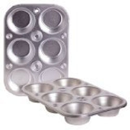 6-cup Metal Muffin / Cupcake Pan Toaster Oven Size