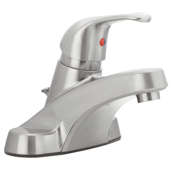 Aqua Vista 30-B410-AV-BN Watersense Certified Bathroom Sink Faucet, Polished Chrome Single Handle