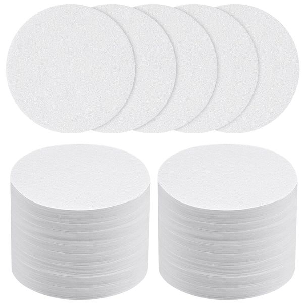 HOTUT Coffee Filters Papers for Aeropress, 400 Pcs×54mm Round Coffee Filters Papers, Micro Paper Filters Replacement Compatible with Aeropress Coffee and Espresso Maker - White