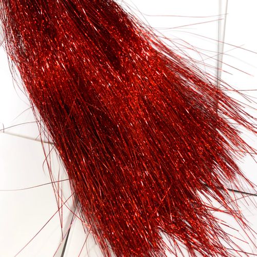 Heyiwell 2000 Strands Tinsel Icicles for Christmas Tree, Xmas,Birthday Party Wedding Decorations 18" Inch,Iridescent Red