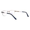 Multi-Focus Progressive Glasses Glasses 3 in 1 Reader Spring Hinge Metal Blue +2