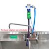 Kitchen Sink Single Proportioner, Detergent Sanitizer Dispenser W/E-Gap, 8162E