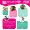 Max & Molly Urban Pets Donuts | Unique Design | Comfortable | Secure | Cushioned Neoprene | Cool and Flexible | Multi-Function Leash