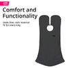 BEARD KING Beard Bib Apron for Men - the Original Cape As Seen on Shark Tank, Mens Hair Catcher for Shaving, Trimming - Grooming Accessories & Gifts for Dad or Husband - 1 Size Fits All, BLACK