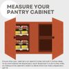2 Sets Automatic Roll-Off Can Dispenser Storage Organizer For Pantry Cabinet