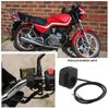 Micro Traders Motorcycle Handlebar Switch 22mm 7/8 Inch Handlebar Headlight Control Push Button Switch Waterproof 12V On/Off Switch with White LED Indicator