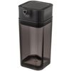 Yamazaki 2866 Push-Type Soy Sauce Sauce Dispenser, Tower, Black