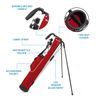 Orlimar Pitch & Putt Golf Lightweight Stand Carry Bag, black , Regular