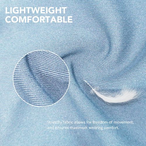 Harrison Howard Super Comfort Stretchy Fly Mask Large Eye Space with UV Protection Soft on Skin with Breathability ICY Blue L Full Size