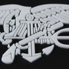 Velcro Patch PVC Navy SEALs Navy Seal Navy Special Operators (Black)