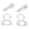 Chrome Locking Exhaust Head Bolt Kit For Shovelhead & Panhead Engines