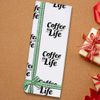 A1 'Coffee Is Life' Gift Wrap/Wrapping Paper Sheet (GI00103333)