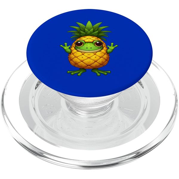 Frog in Pineapple Costume PopSockets PopGrip for MagSafe