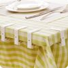 Black Duck Brand Plastic Tablecloth Clamp Holders - Spring-Loaded Clips (8, Blue)