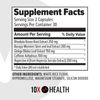 10X Health Focus Brain Supplements for Memory and Focus - Cognitive Supplemen...