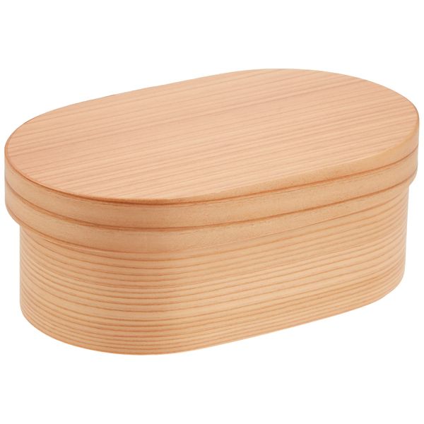 Yamako 893522 Japanese Bento Box, Oval Size, Made in Japan