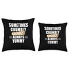 Sometimes Crumbly Flatbread Norwegian Cuisine Lefse Throw Pillow