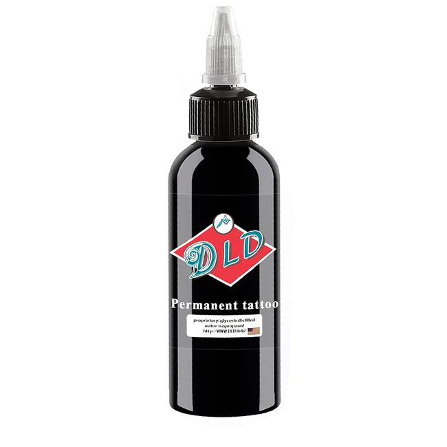 UMIKAkitchen – Tattoo Ink Multipurpose Tattoo Pigment, Tattoo Ink Vegetarian Tribal, Micro Blade Pigment Tattoo Ink Deep Black Professionelles Tattoo-Zubehör (True Black) (30ml)