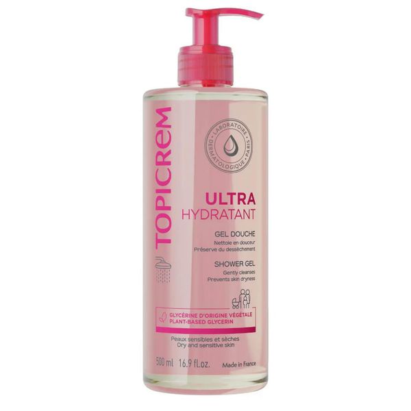 Topicrem Gentle Cleansing Gel for Hair and Body 500 ml