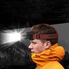 Brightest 9900000LM LED Motion Sensor Headlight USB Zoomable Headlamp Flashlight