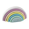 Mud Pie Children's Stacking Rainbow Set, Blue