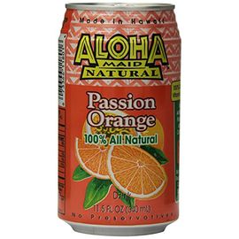  aloha maid passion orange drink (100% all natural