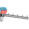 Clothes Hanger Rack Swing Arm Folding Clothes Hanger Wall Mounted Space Saving