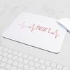 CafePress Heart Beat Mousepad Non-Slip Rubber Gaming Mousepad