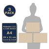 3 Sheets Self-Adhesive Wall Cladding for Dollhouse 1:12 Scale (Creme Colored Bricks 1)