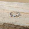 Sterling Silver Adjustable Dolphins Toe Ring