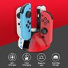 HEIYING Switch Joy-Con Ladestation für Nintendo Switch/OLED Joy-Con Controller, Controller Ladestation mit LED-Anzeige