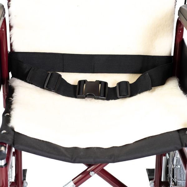 Kozee Komforts Adjustable Lap Straps for Wheelchairs and Mobility Scooters - Enhanced Safety and Security in Motion - Adjustable Length with Side Release Buckle - Style 2