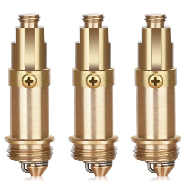 3 PCS Basin Pop Up Click Clack,Bath Bolt Pop Up Plug,Brass Plug Bolt for Most Basins Basin Drain Stopper