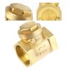 Non-Return Swing Brass Thread Brass DN40 Check Valve 232PSI Prevents Water Backflow