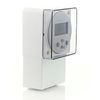 SPARES2GO Digital Immersion Heater Timer General Purpose 24 Hour 7 Day Programmable Wall Mounted Timeswitch