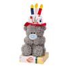 Me To You Bear 7" 16th Birthday Wearing Hat, Gray