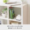 LIKE-IT RP-04 Tissue Case, Half Tissue Box, White, Made in Japan