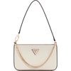 GUESS Noelle Mini Top Zip Shoulder Bag Bone, Bone, Unit size