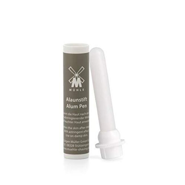 MÜHLE Styptic Pencil - All Natural Alum Stone Aftershave, Antiseptic, Helps Heal Nicks, Cuts, and Razor Bumps