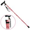 Nakabayashi RQS-E011FR Floral Folding Sticks, Red (3 Sets)