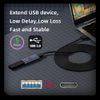 CY Adapter USB 3.0 Active Repeater Adapter Type-A Female Host to Type-C Female Device Extender with Chipset for Camera Printer Computer