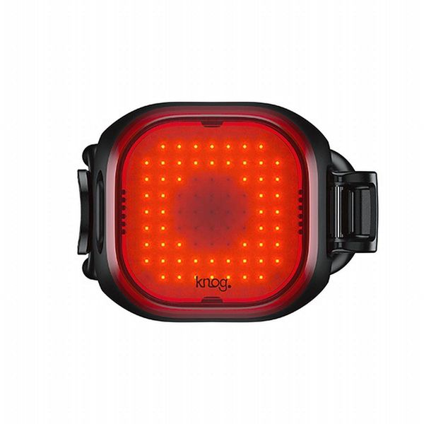 KNOG BLINDER MINI SQUARE Bicycle Light, Rear Light (30 Lumens), 0.6 oz (17 g), Waterproof, USB Rechargeable