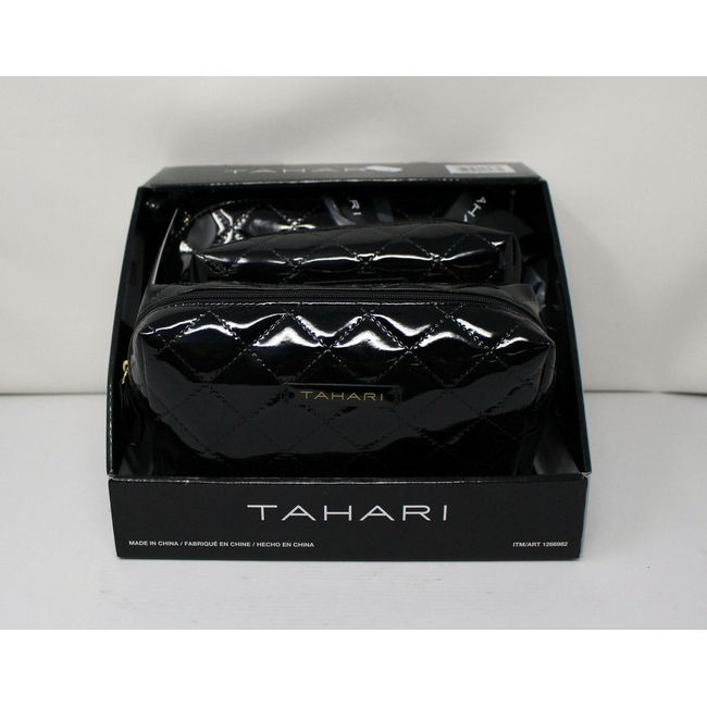 Tahari 3 Piece Cosmetic Case Set