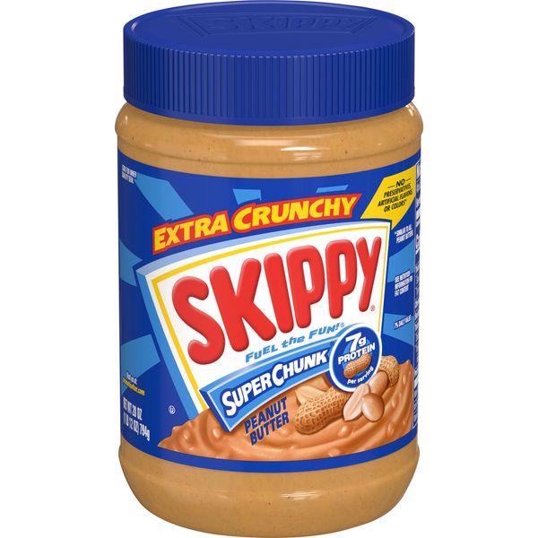 SKIPPY SUPER CHUNK Peanut Butter, 28 oz