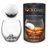 Final Touch On the Rocks Glass & Ice Ball Mould | Novelty Whiskey Tumbler, Scotch Rocks Glass