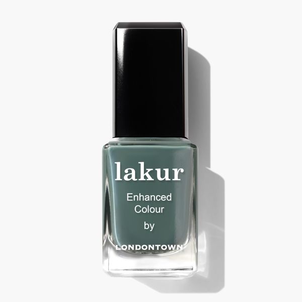 LONDONTOWN Olive Green Glossy Nail Polish, Velvet Drapes lakur, Vegan Chip-Resistant Long-Lasting Nail Lacquer, .40 fl oz