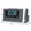 DreamSky Digital Alarm Clock with Battery Backup for Bedroom, Auto Set Clock