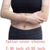LytLStrox 1 Pair Tattoo Cover Up Compression Sleeves Bands Forearm Concealer Support Skin Color Tattoo Aftercare UV Protection Oversleeve (Brown)